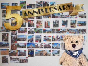 Nachtrag: 30/06/2021 – der Weltreisebär wird fünf